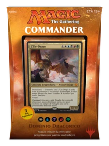 ITALIAN Magic MTG 2017 Commander C17 Draconic Domination Deck The Gathering NIB - Picture 1 of 4