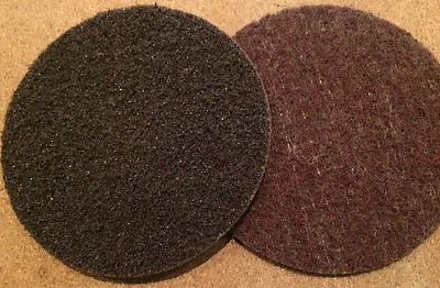 NAYLON 115mm x NCH Surface Conditioning Discs Unbacked Non-Woven Coarse Tan SCD