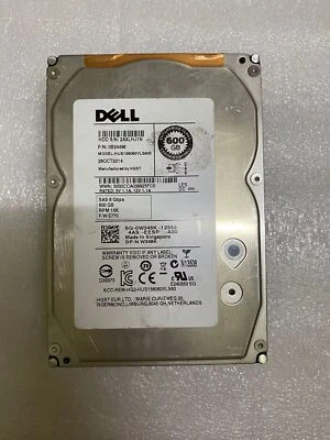 Dell W348K 0W348K 600GB 15K 6G 16MB 3.5" SAS Hard Drive HUS156060VLS600 - Image 1 of 4