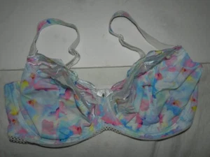 Freya 34H Blumen BH Bügel ungefüttert pastellfarben - Bild 1 von 3