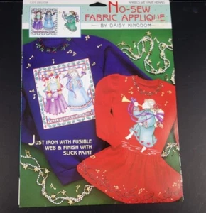 Aplique de tela para planchar sin coser de Daisy Kingdom "Angels We Have" C101-1001-004 - Imagen 1 de 2