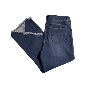 Susan Graver Cropped Jeans Size 16 - Picture 1 of 6