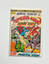 Marvel Team-Up #2 Good 1972 Spider-man Human Torch  Frightful Four Annihilus