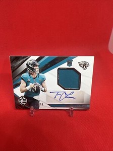 TREVOR LAWRENCE 2021 PANINI LIMITED Rookie Patch RPA RC AUTO /99 Rookie Jaguars