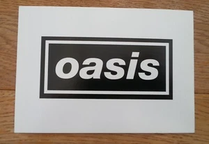 OASIS Dig Out Your Soul ORIGINAL 2-sided JAPANESE POSTCARD size: 6x4 inches - Imagen 1 de 2