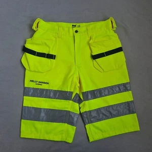 New Helly Hansen Workwear Mens Shorts Size 50 W34 Carpenter Cargo Reflective - Picture 1 of 18