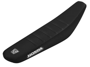 HONDA CRF 110 FACTORY ISSUE SEAT COVER- BLACK/BLACK RIBS - Picture 1 of 1