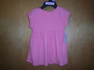 NEW BABY GIRLS SHORT SLEEVE DRESS  SIZE 3-6 MONTH PINK - Picture 1 of 1
