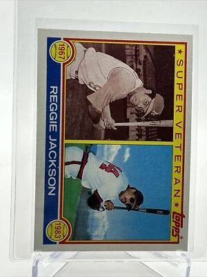 Tarjeta de béisbol Topps Reggie Jackson Super Veteran 1983 #501 casi nueva-como nueva envío gratuito Foto 1 de 3