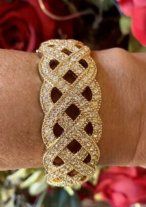 AUTÉNTICO BRAZALETE DE CRISTAL CHRISTIAN DIOR DE COLECCIÓN - Imagen 1 de 8