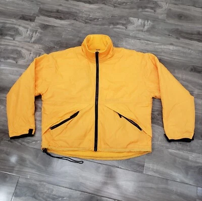 Chaqueta De Colección Y2K Talla XL Hombres Banana Republic Amarillo Reversible Bombardero Cremallera Completa Foto 1 de 4