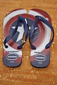 Havaianas Damen-Flipflop-Sandale Größe 7/8 Marvel LogoMan Sommer Strandschuh neu - Bild 1 von 5