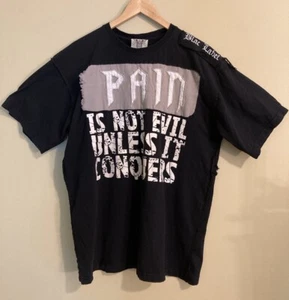 Vintage Blac Label Premium 68 Mens Size 2X Black T-Shirt Grunge Streetwear - Picture 1 of 13