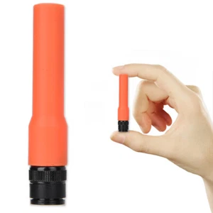 SF-20 BNC Male 144/430MHz Silicone Soft Dual Band Mobile Ham Radio Short Ant GS0 - Picture 1 of 13