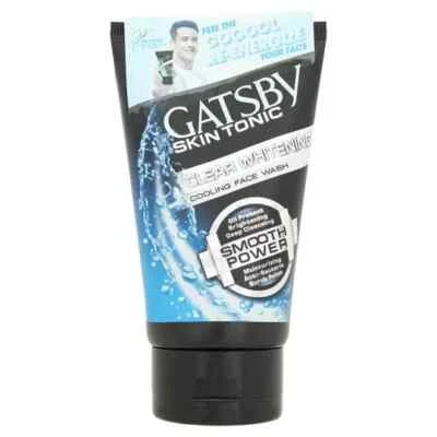 GATSBY SKIN TONIC CLEAR WHITENING COOLING FACE WASH 100G FREE SHIPPING W.W - Image 1 of 2