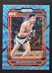 2023 Prizm UFC Base Vertical Blue Wave #133 Brandon Royval - Flyweight