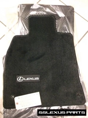 Lexus LS460L (2007-2012) (RWD /LongWheel Base) 4pc CARPET FLOOR MATS (Black) OEM - Image 1 of 4