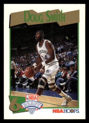 1991-92 Hoops RC #551 Doug Smith Rookie - Image 1 of 2