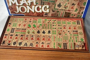 Mah Jongg aus Holz mit arabischen Zahlen Philos 6323 Angebot 2 - Bild 1 von 4