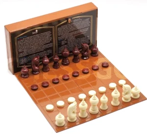 Premium Thai Chess Set Makruk PTT Board Game Playing Portable Traditional - Picture 1 of 6