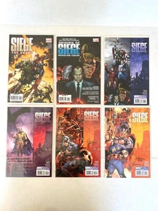 SIGNED Lot Of 6 Siege #1 2 3 4 Complete Set +The Cabal One Shot Marvel + Origins - Picture 1 of 7