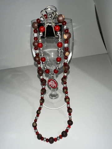 Ohio State buckeyes Necklace And Bracelet Cover