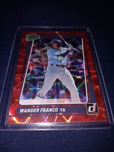 wander franco 74/149 Red Rated Prospect Parallel 2021 Panini Donruss RP1 ...