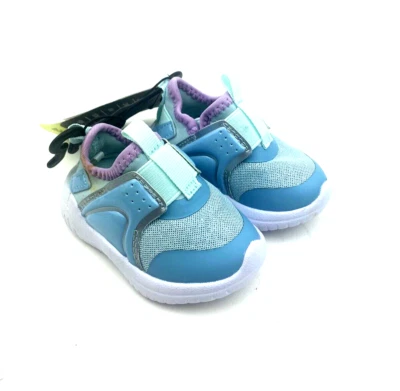 Tênis de bebê tamanho 3 meninas chinelo infantil palmilha removível calçado infantil - Imagem 1 de 4