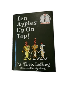 Dr. Seuss Ten Apples Up On Top! By Theo. LeSieg VINTAGE 1961 - Picture 1 of 4