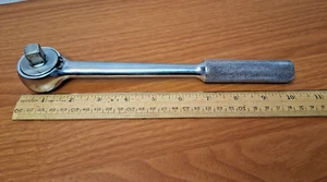 S-K Tools 1/2" Drive Ratchet Round Head Knurled Handle 42470 USA - NICE - Picture 1 of 18