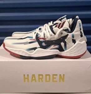Adidas James Harden Vol. 4 GCA Dynasty Rockets WHITE SNEAKERS SHOES 8.5 FY0842 - Picture 1 of 20