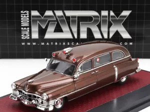 MX20301-463 Cadillac Superior Ambulance Brown - 1951 to 1/43 Matrix - Picture 1 of 4