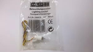 * Faller 180670 Enchufe de iluminación con bombilla 16V x 1 - Imagen 1 de 1