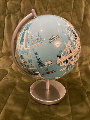 Globe Of New York Tourist Attractions Map - Approx’ 20cm High • 1.95£