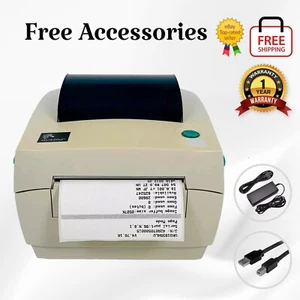 Zebra GC420d Direct Thermal Barcode Label Printer USB Serial Par 1YR WARRANTY - Picture 1 of 10