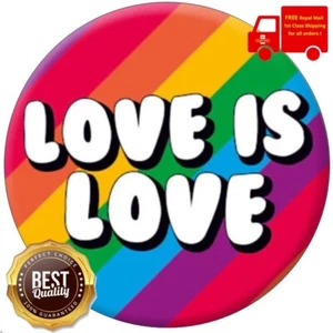 Love is Love LGBT | Cake Topper commestibile personalizzato su foglio di glassa o carta wafer - Foto 1 di 5