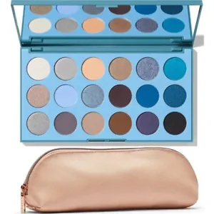 Morphe 18A Blue Ya Away Eyeshadow Artistry Palette w/ Free Morphe Makeup Bag - Picture 1 of 18