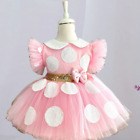 Minnie Girl's Pink Costume, Mouse Princess Baby Pink Tulle and Bow Sequin Dress,