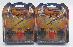 2x Mega Bloks Dragons Metal Ages 9687 - Battle at Odaku Armory Set de 3 figuras - Imagen 1 de 4
