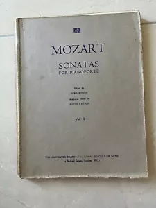 Mozart Sonatas For Pianoforte Vol 2 - York Bowen & Raymar - The Associated Board - Picture 1 of 12