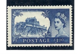 G.B. - 2005 " £1 Blue from the CASTLES MINIATURE SHEET " . - Picture 1 of 1