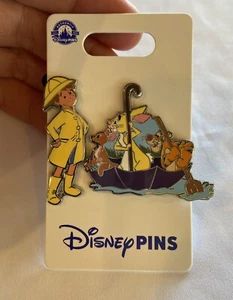 2023 Disney Parks Disneyland Resort Winnie The Pooh Christopher Robin Rain Pin - Picture 1 of 4