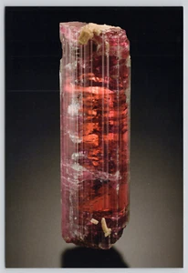 Postal Red Bar Turmalina Dunton Quarry Maine Mineral and Gem Museum Mt Mica - Imagen 1 de 2