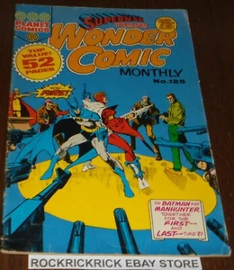 VINTAGE PLANET COMICS SUPERMAN PRESENTS WONDER COMIC NO. 125 1975 AUSTRALIAN - Bild 1 von 3