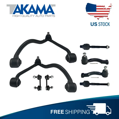 8 Pcs Complete Front suspension and Steering for 07-09 KIA SORENTO - Image 1 of 4