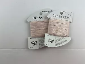 Rainbow Gallery Silk And Cream Thread BG32 Pink Thread Lot Of 2 Discontinued - Picture 1 of 4