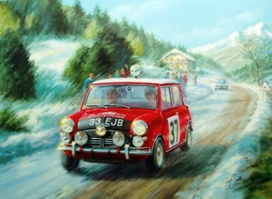 Tony Smith - First Mini Monte - Monte Carlo Rally - Print Only Ltd Edit 464/495 - Picture 1 of 12