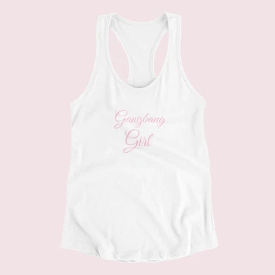 Camisa sin mangas Slutty Clothing Gang bang - Rosa Brillo Gangbang Girl ~ Camiseta sin mangas Foto 1 de 4