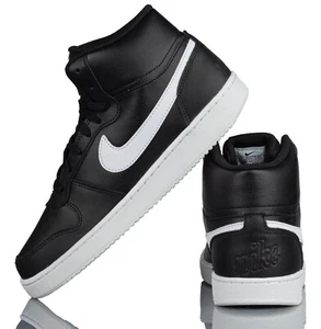 Nike Ebernon Mid Damen Sneaker Schwarz Weiß Uk 4,5,5,5 - Bild 1 von 6