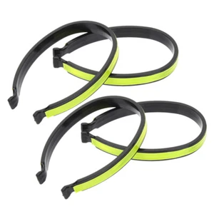 4 Pcs Reflective Trouser Clip Bike Pant Protector Night Cycling Safety - Picture 1 of 12